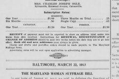 Maryland Women at work for suffrage