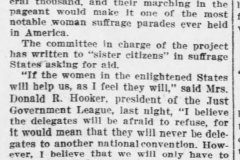 Suffragists seek paraders