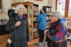 MWHC volunteer Dr. Pam Young at the November 2021 unveling of the historical marker for Laura Laurenson Byrne. Dr. Young was instrumental in the effort to have this marker placed in Ellicott City
