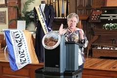 Diana Bailey MWHC Executive Director at Laura L. Byrne historical marker event, November 2021.