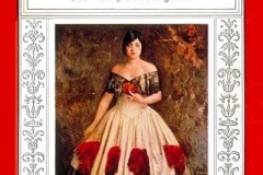 Rosa Ponselle appeared on the cover of November 9, 1931 edition of Time Magazine in an off-the-shoulder lace gown.