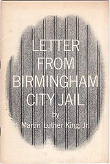 Image that says Letter from Birmingham City Jail