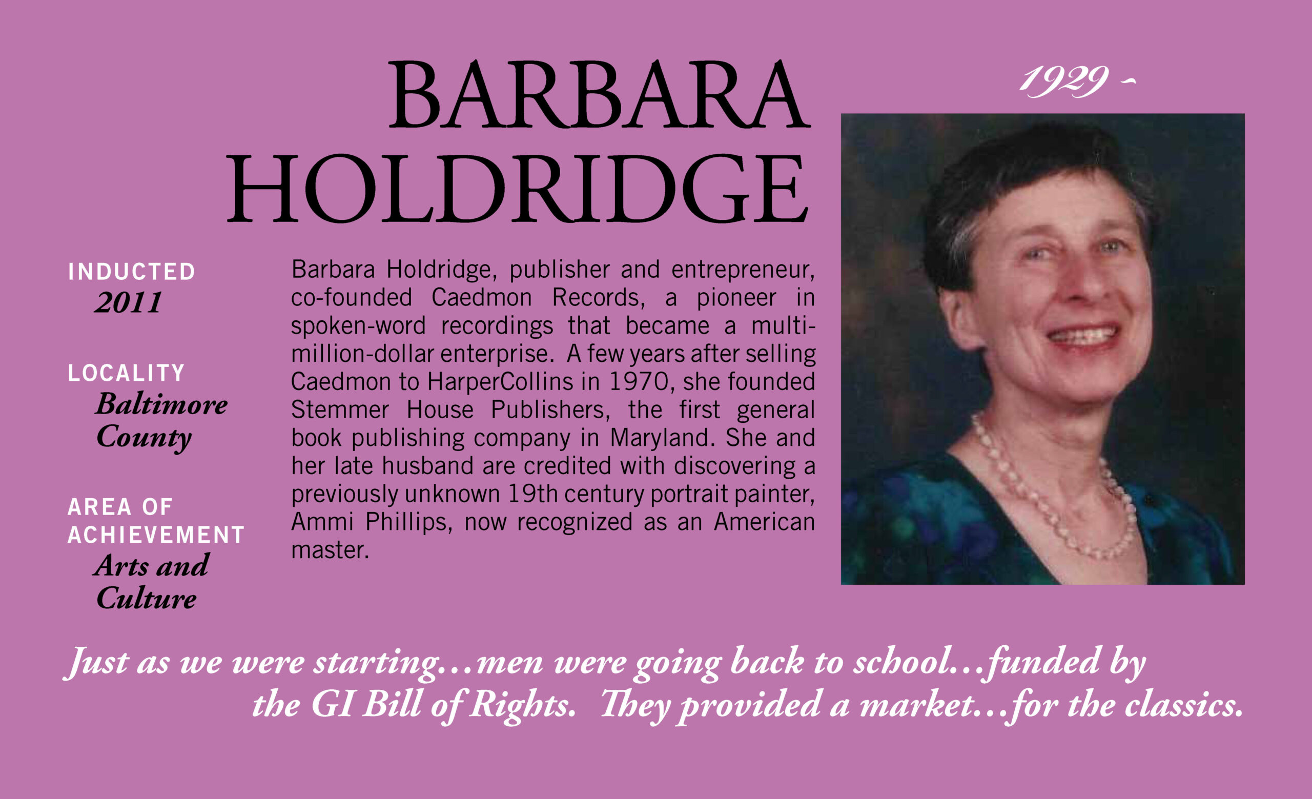 Barbara Holdridge