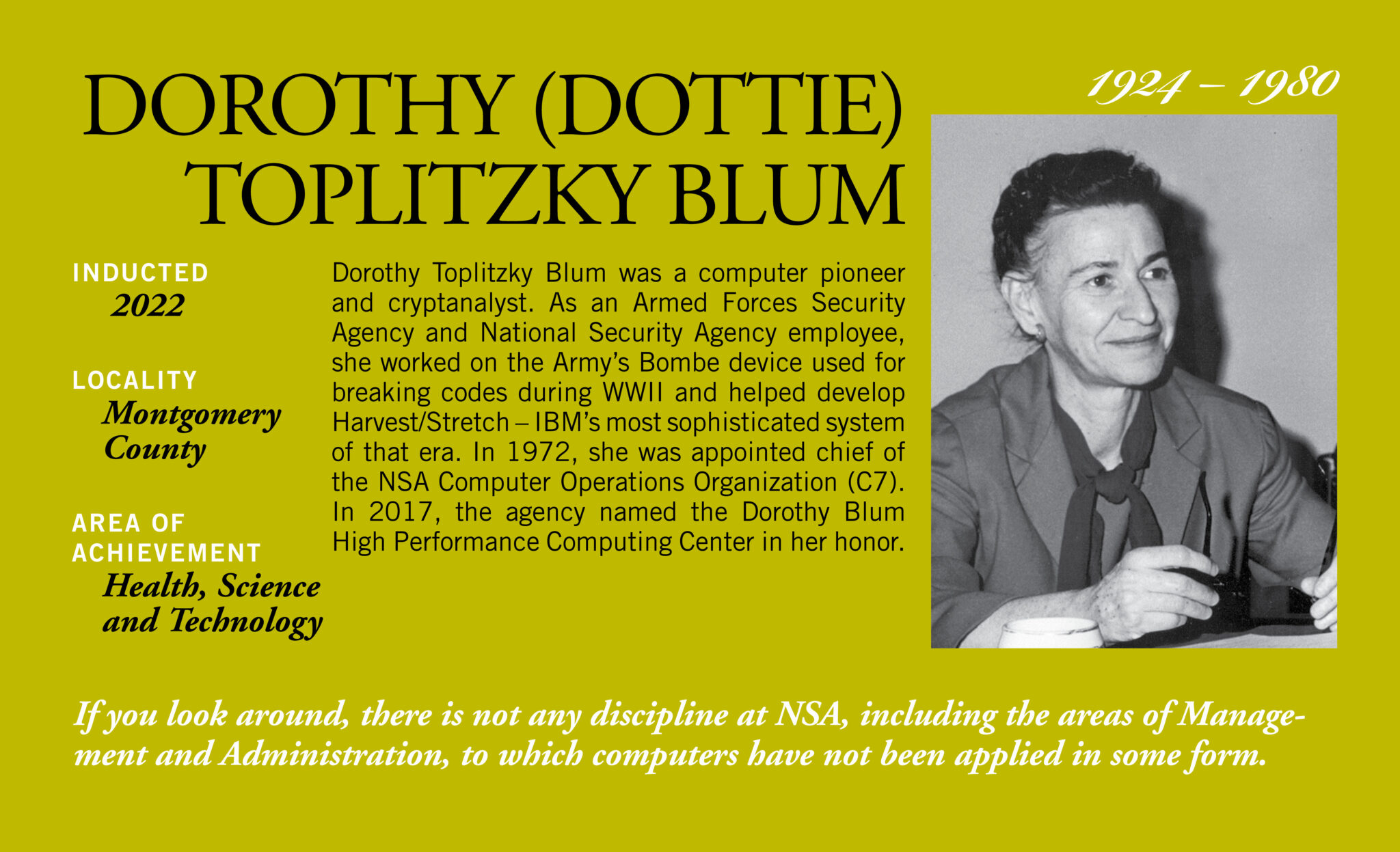 Dorothy Blum