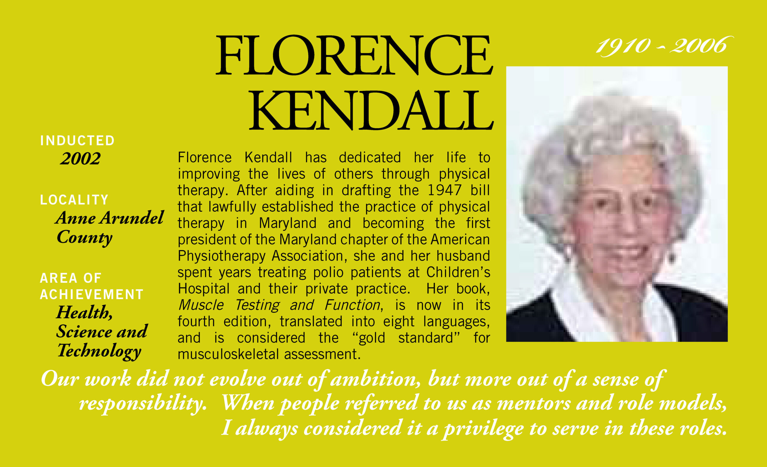 Florence Kendall