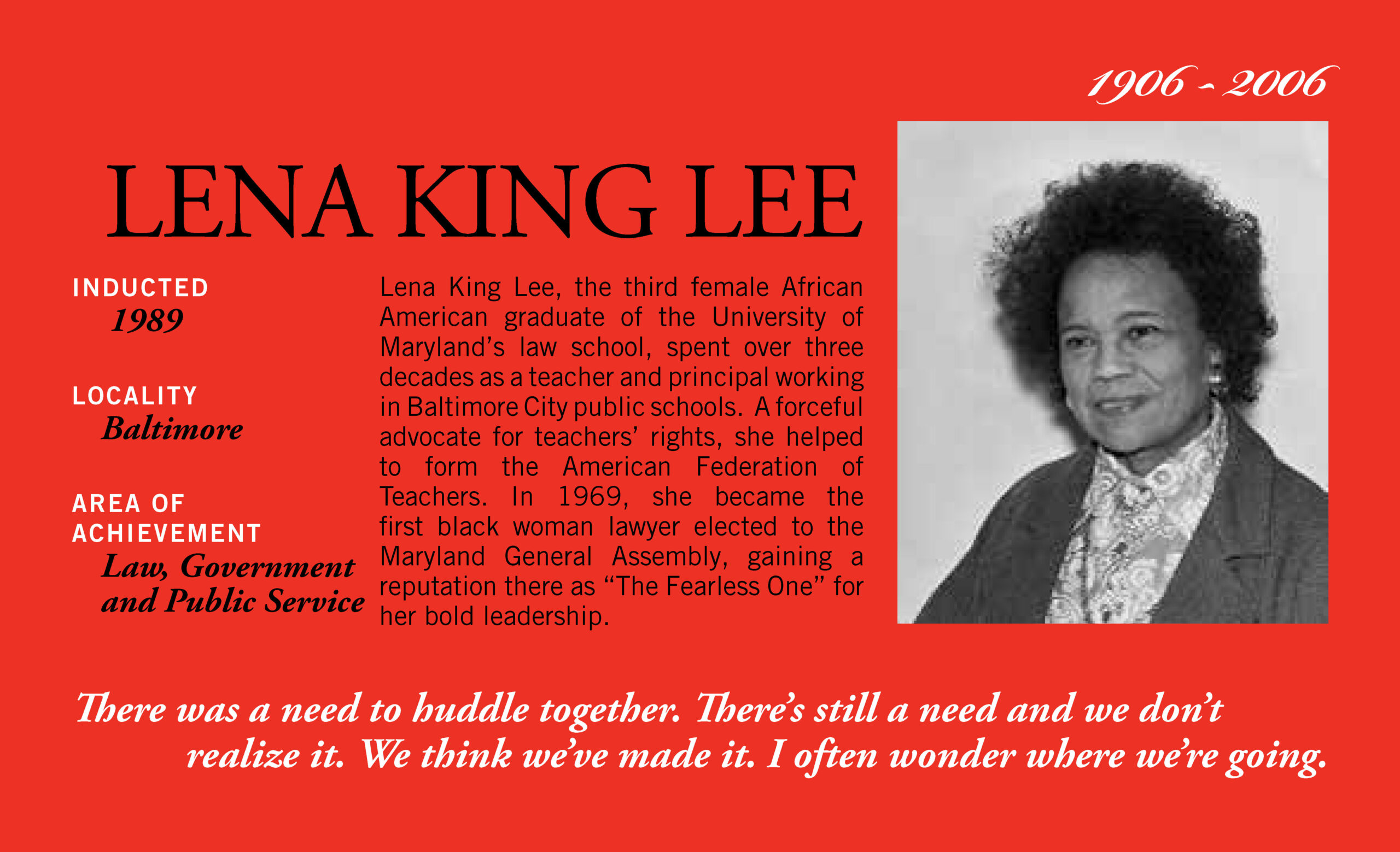 Lena King Lee