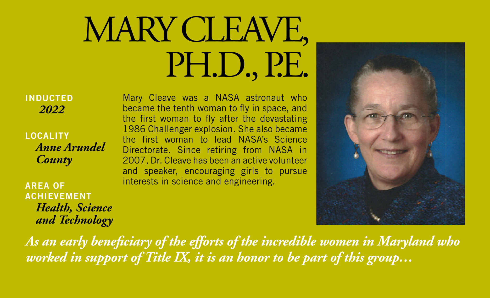 Mary Cleave