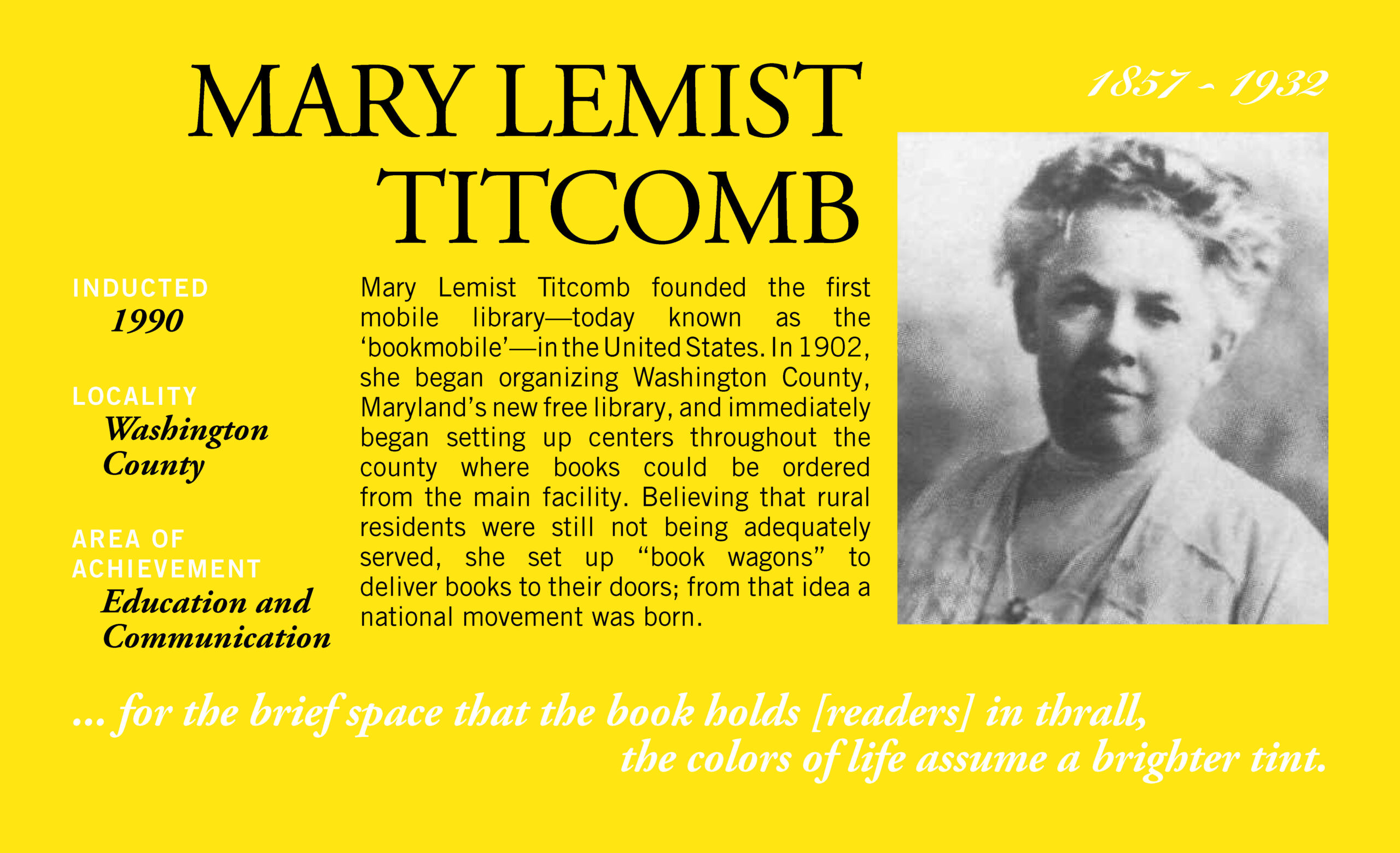 Titcomb, Mary Lemist | Maryland Women's Heritage Center